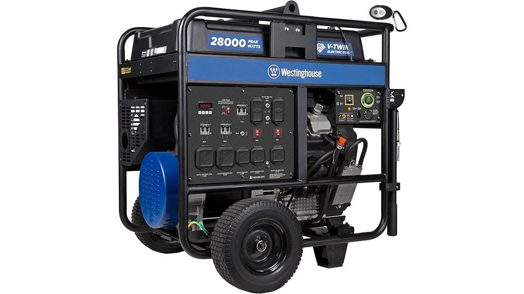 westinghouse 28kw portable generator