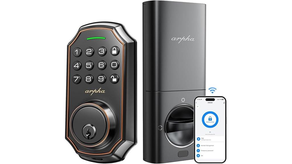 wifi keyless door lock