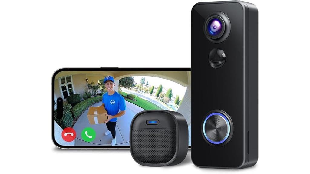 wireless video doorbell features