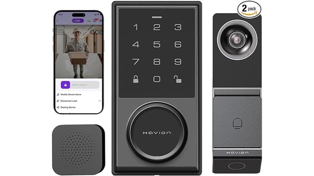 wireless video doorbell set