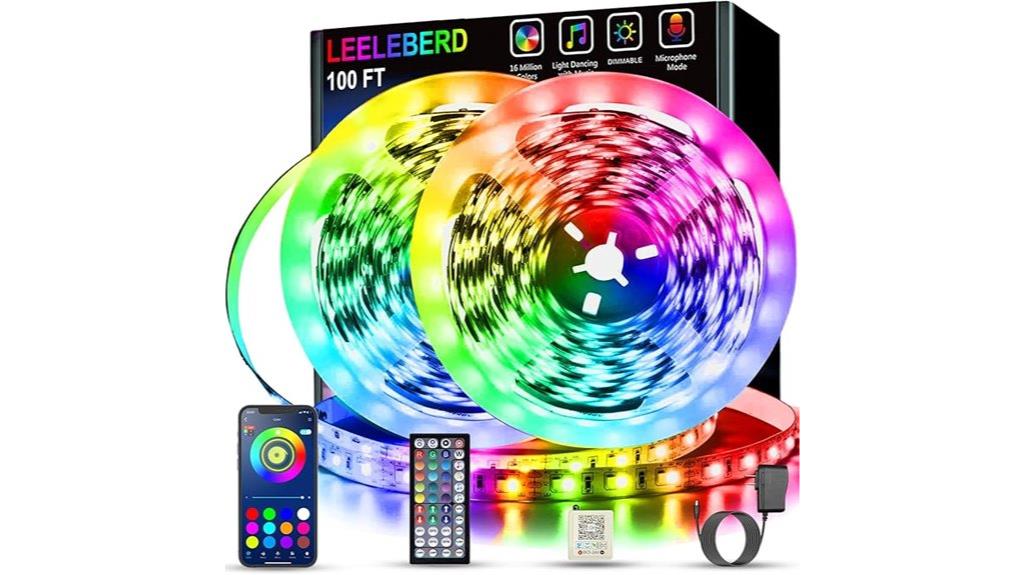 100 ft rgb led strip