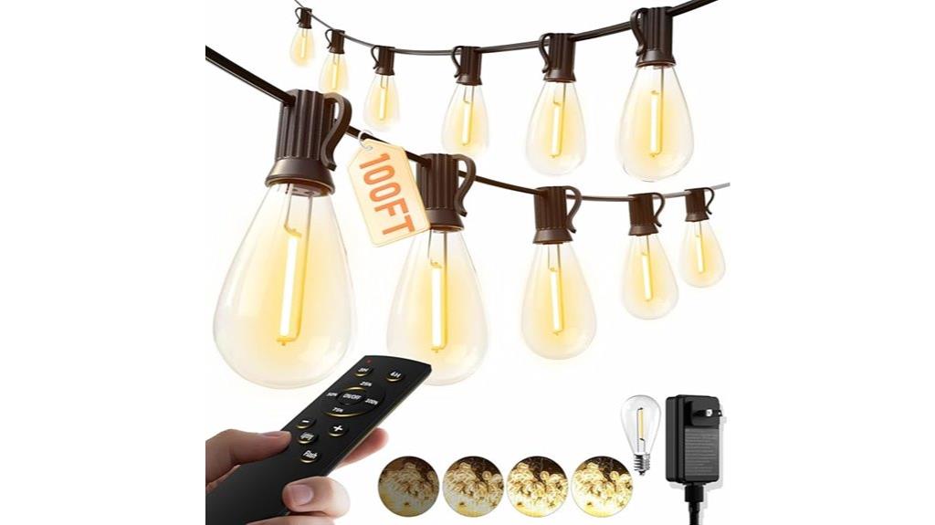 100ft led string lights