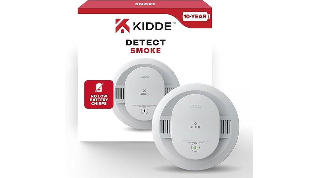 10 year battery smoke detector
