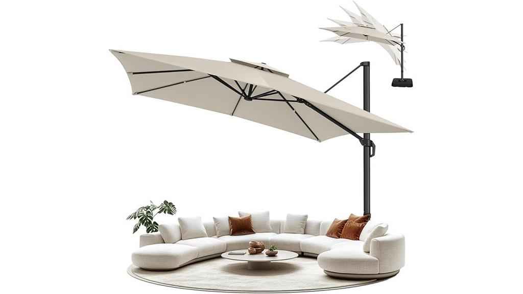 10ft outdoor patio umbrella