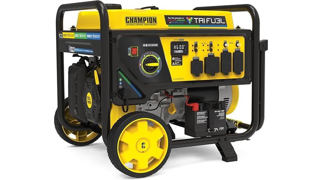 12 500 watt tri fuel generator
