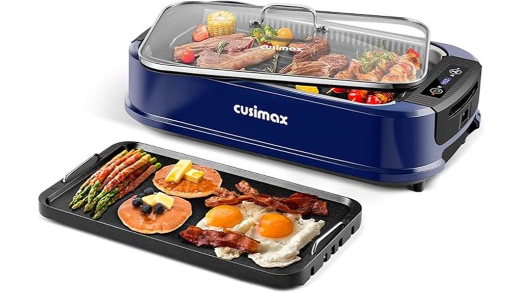 1500w smokeless indoor grill