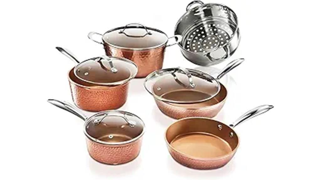 15 piece ceramic cookware set