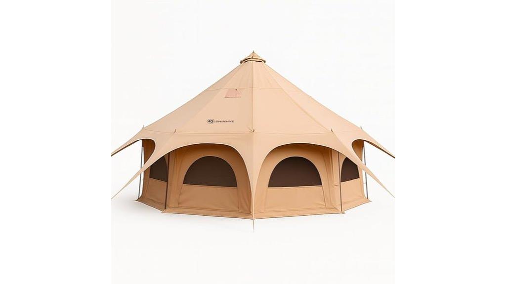 16 4ft bell tent camping
