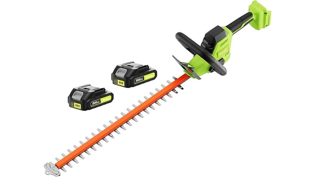 20v battery hedge trimmer