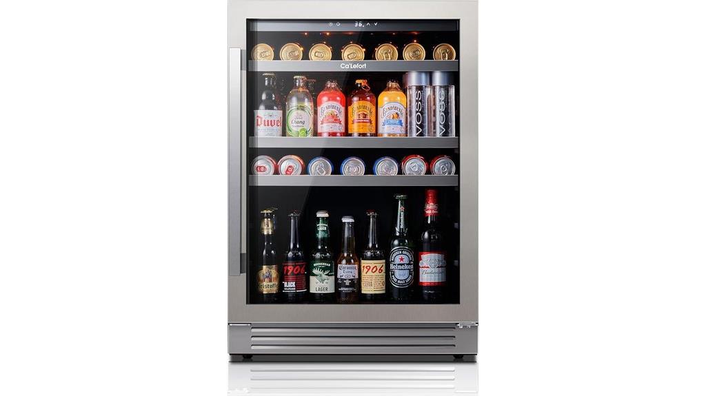 24 inch beverage refrigerator