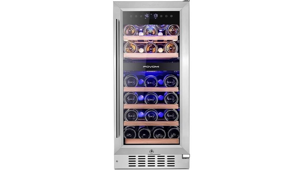 34 bottle wine cooler