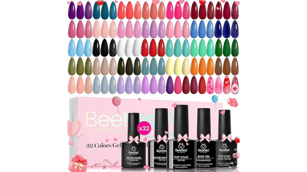 36 color gel nail set