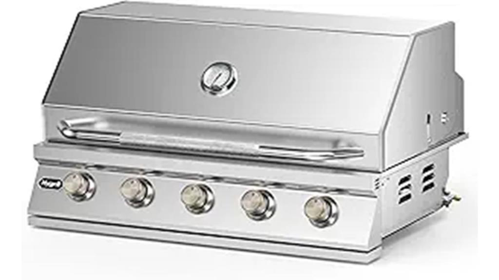 40 inch stainless gas grill