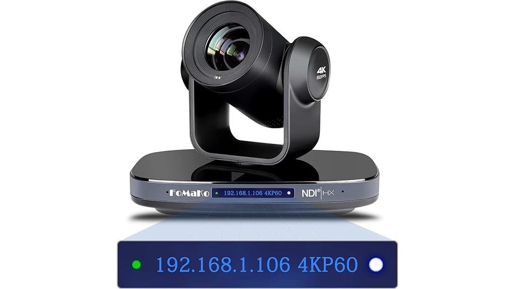 4k ndi ptz camera