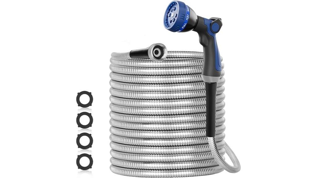 50 foot stainless steel hose