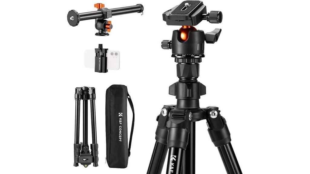 76 inch rotatable tripod
