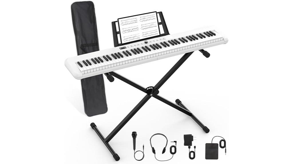 88 key digital piano set