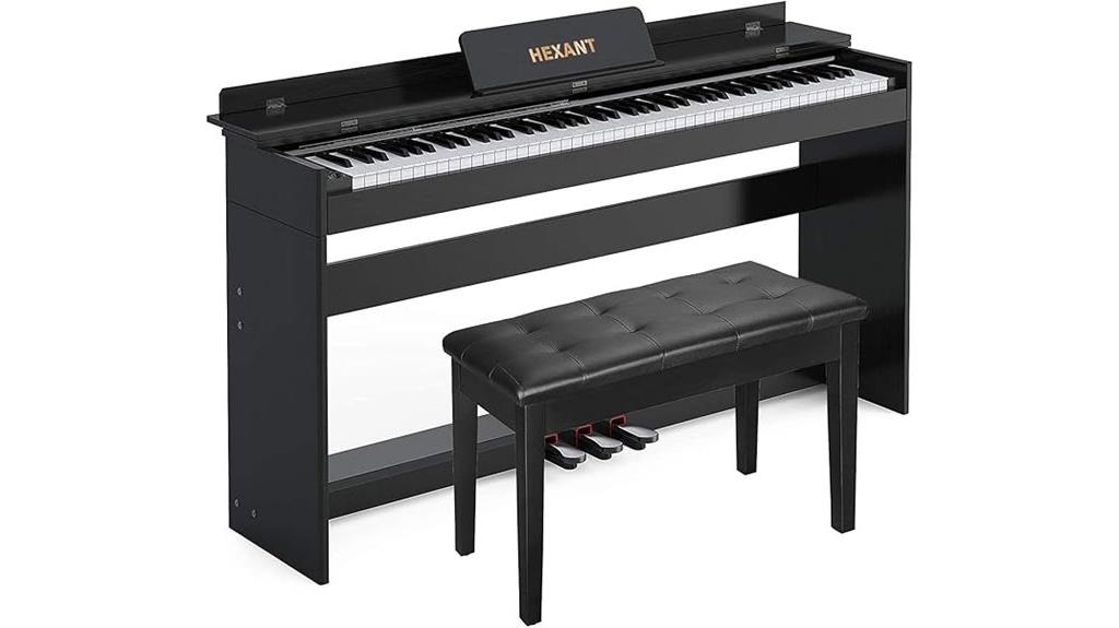 88 key weighted digital piano