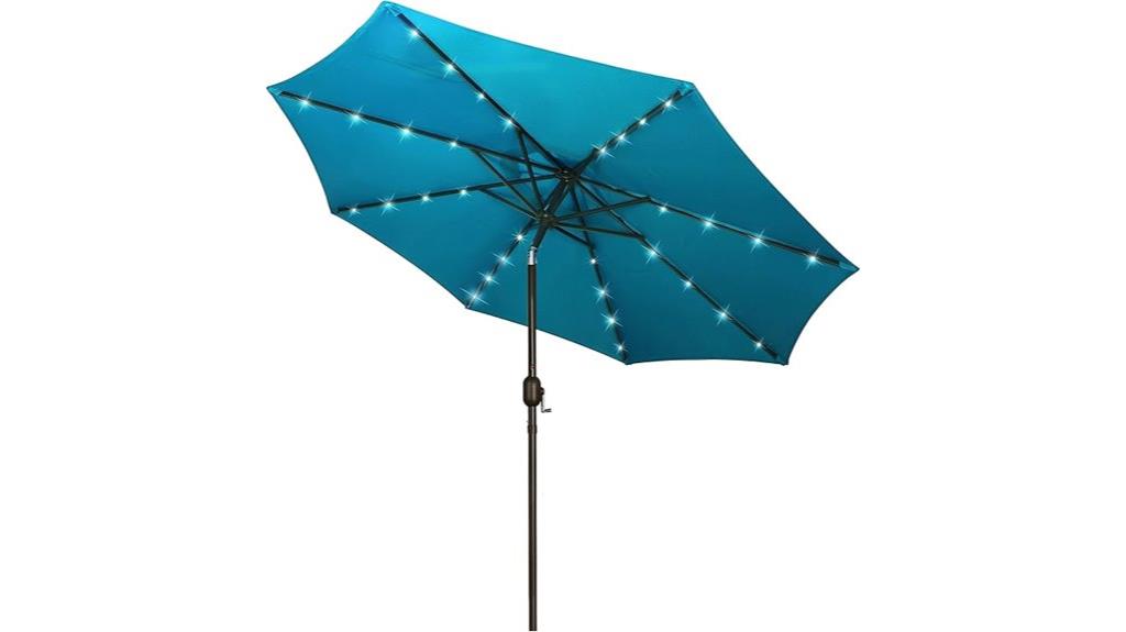 9 ft solar umbrella