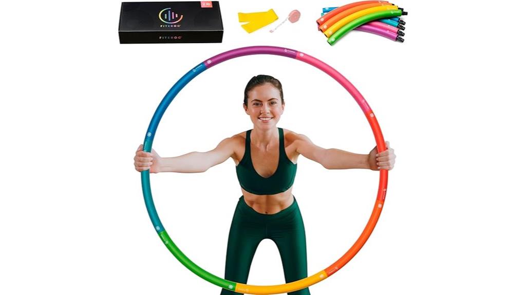 adjustable 2 lb fitness hoop