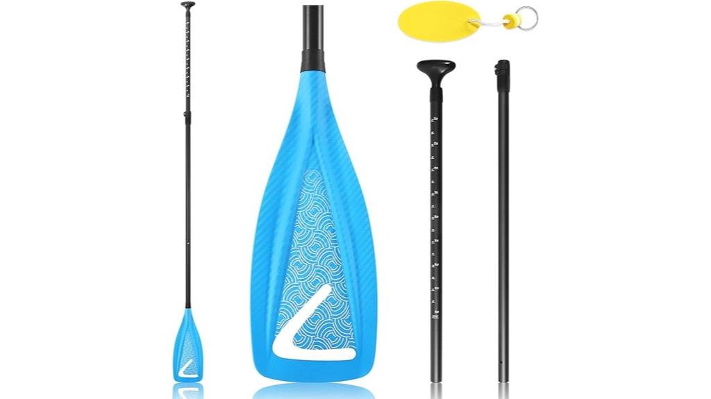 adjustable 3 piece sup paddles