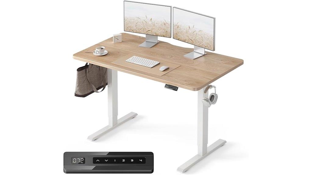 adjustable 48x24 inch desk