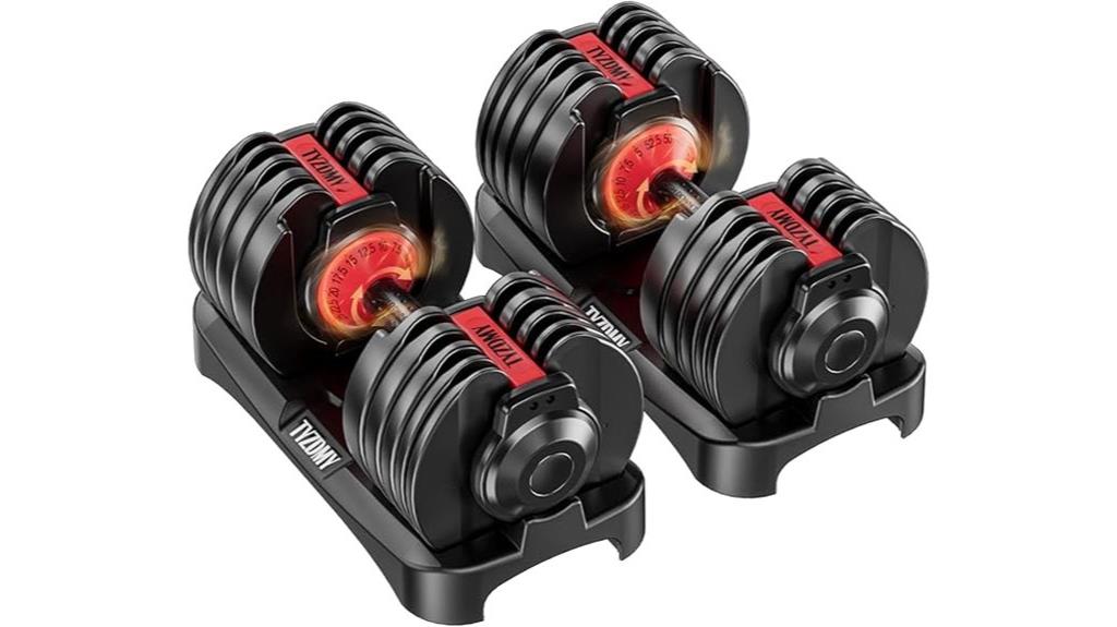 adjustable dumbbell home gym