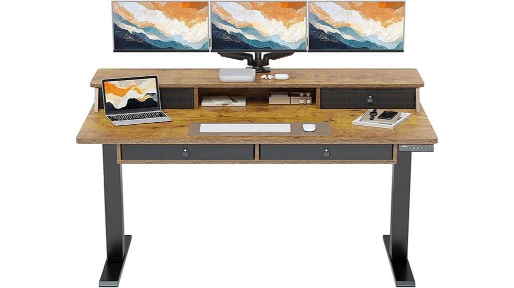 adjustable electric standing desk