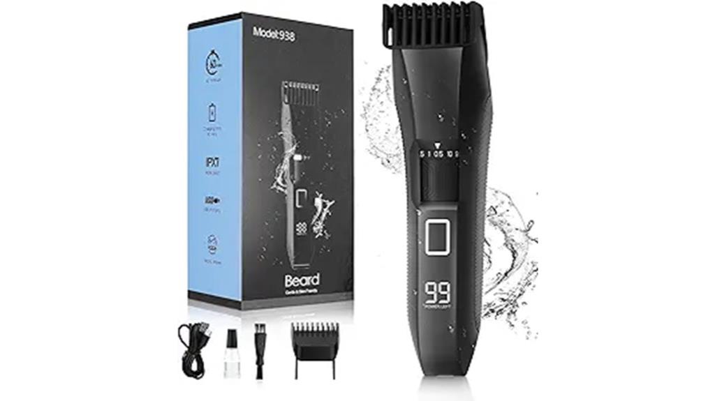 adjustable length beard trimmer