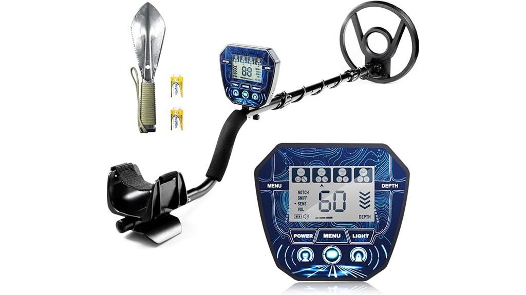 adult metal detector lcd