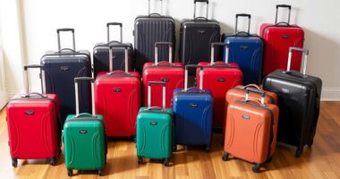 affordable stylish luggage sets