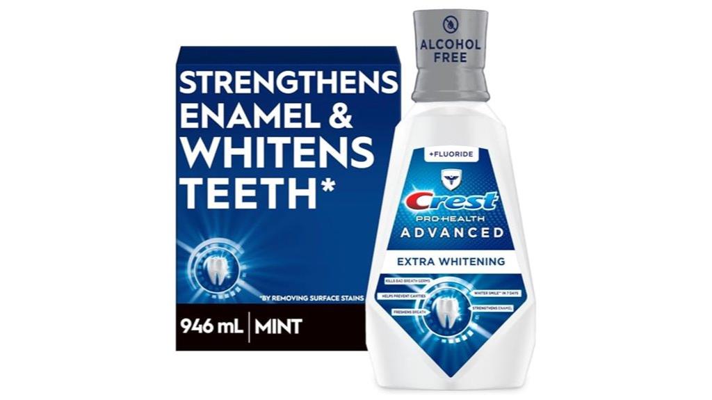 alcohol free whitening mouthwash