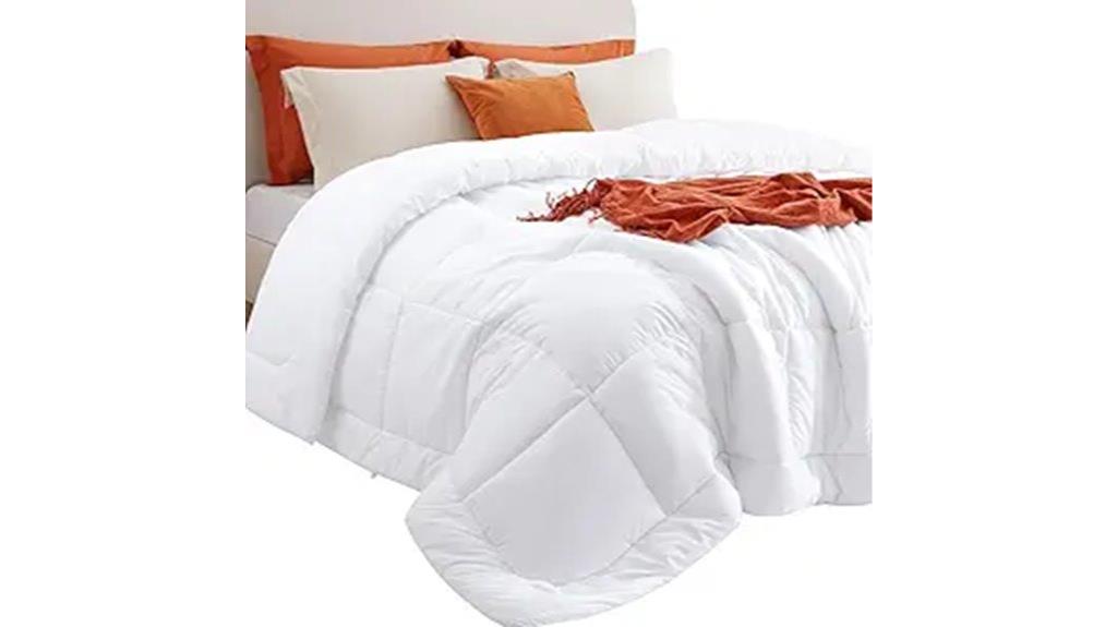 all season white comforter