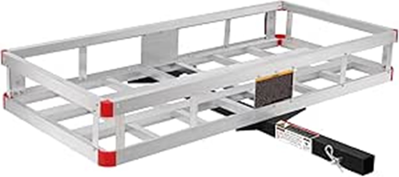 aluminum hitch cargo carrier