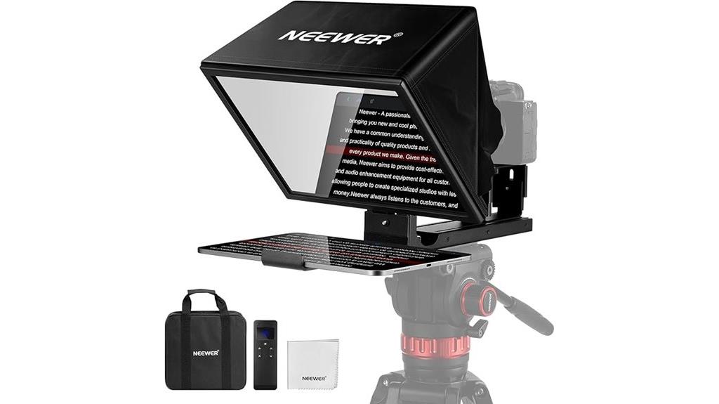 aluminum teleprompter for devices