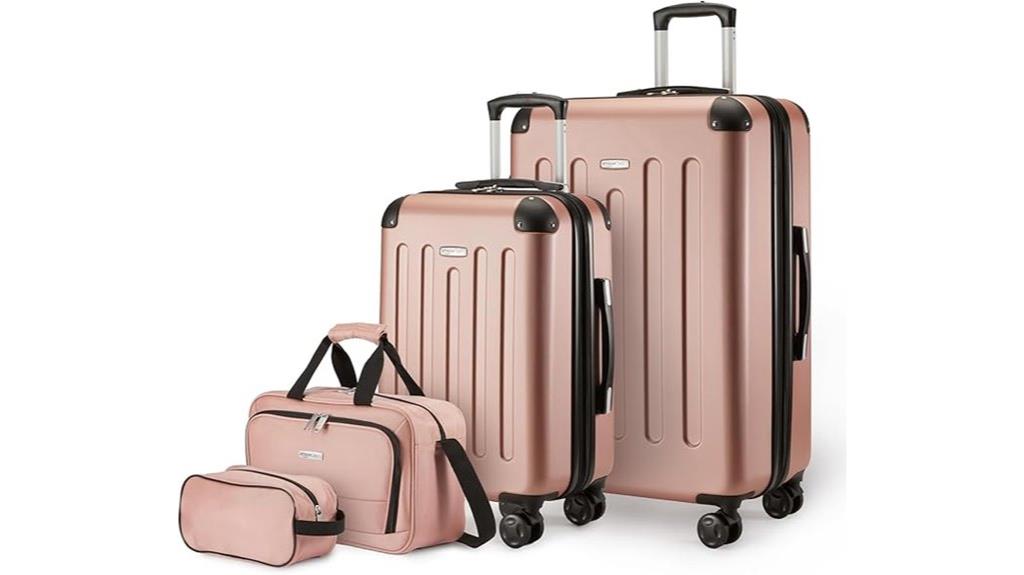 amazon basics luggage set