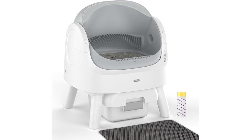 automatic safe self cleaning litter box