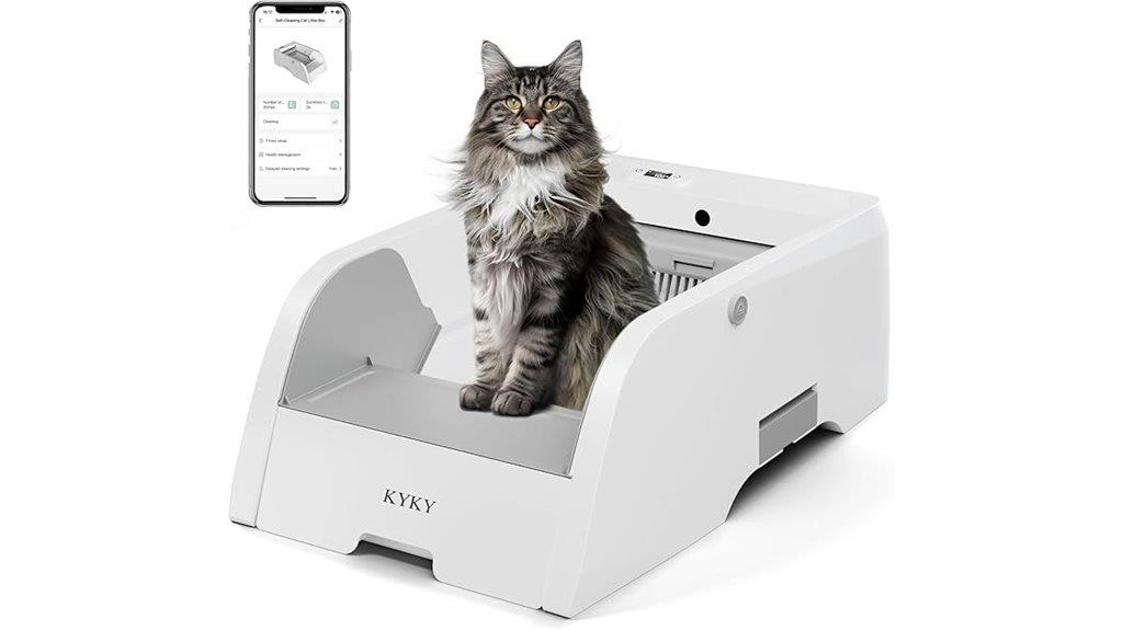 automatic self cleaning litter box