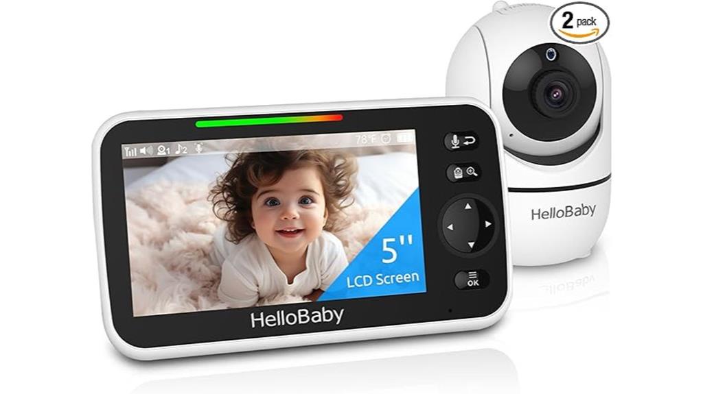 baby monitor with multiple screens