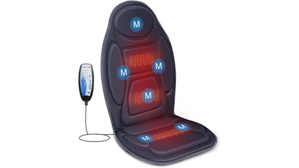 back massage with heat
