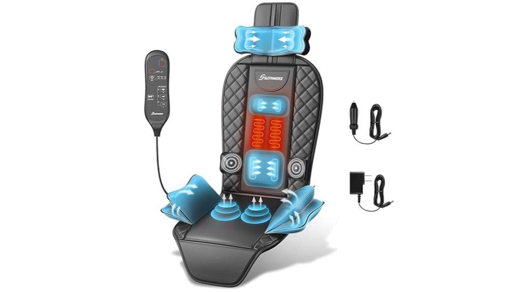 back massage with heat