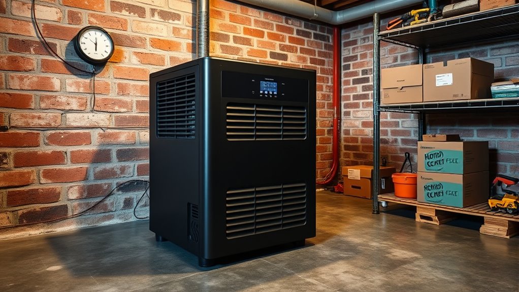 basement dehumidifier selection considerations