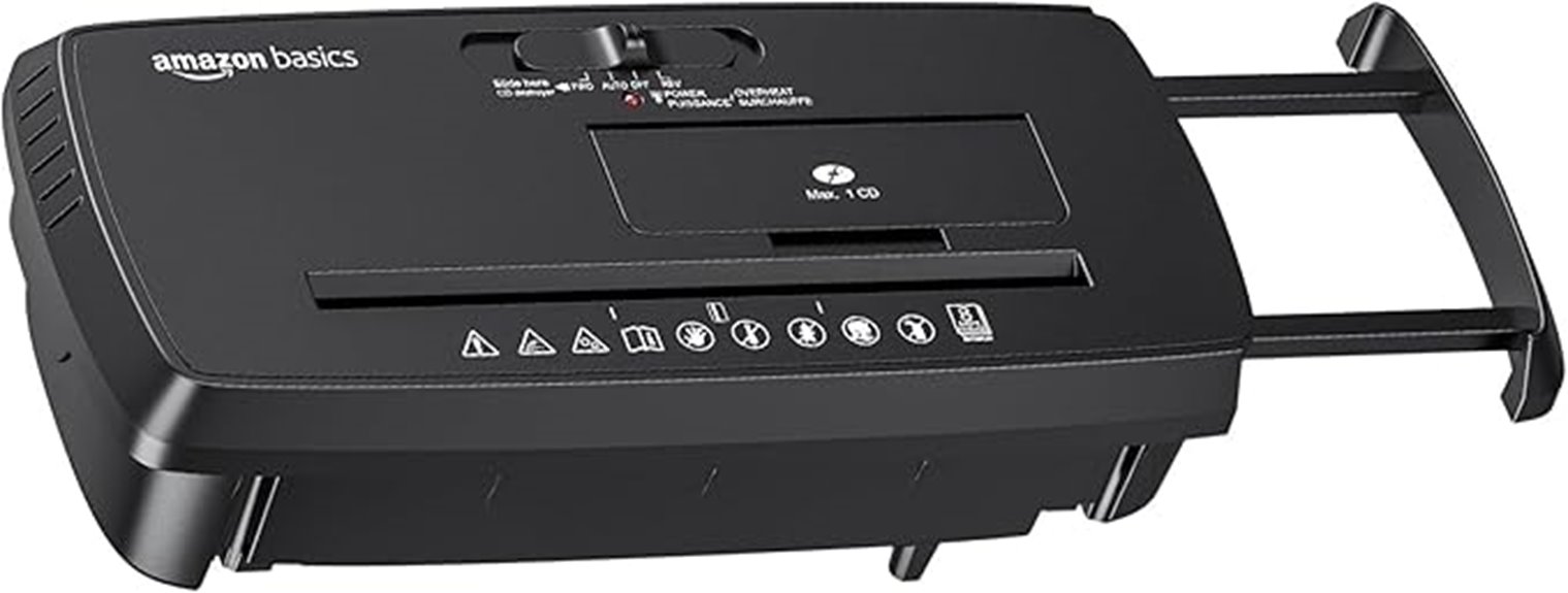 basic 8 sheet shredder