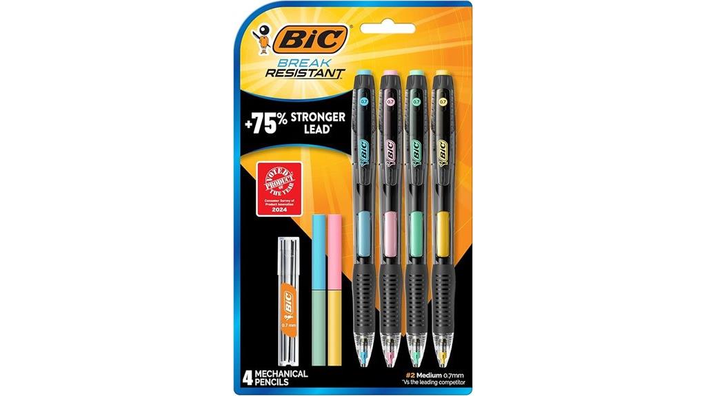 bic 0 7mm pencil set