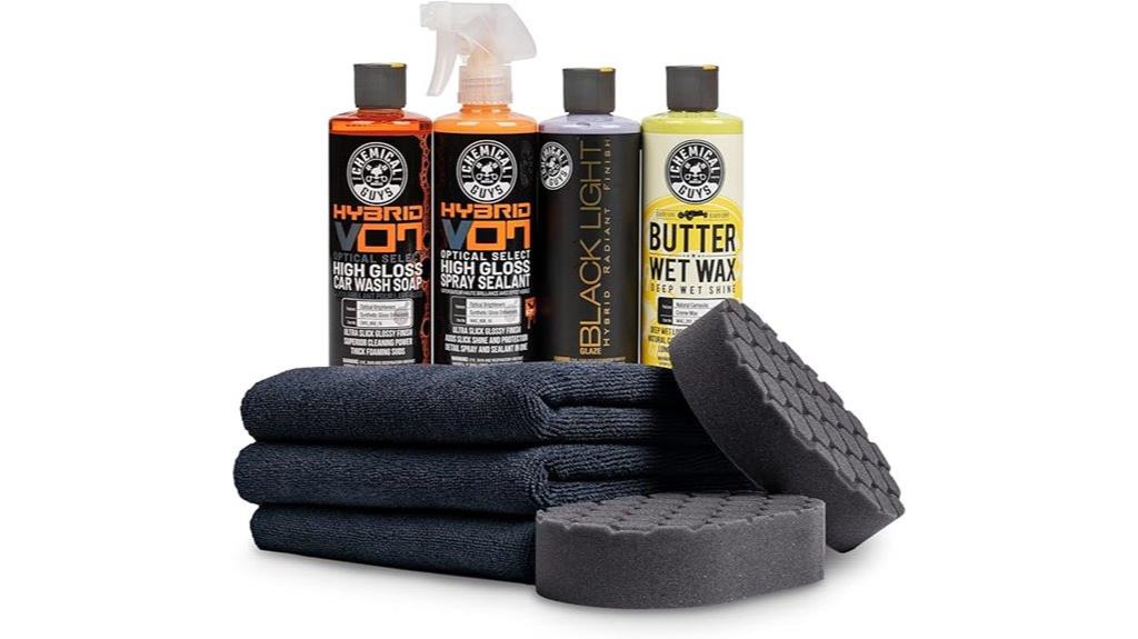 black car care kit