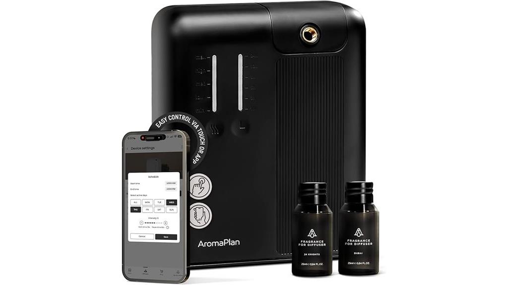 black waterless oil diffuser