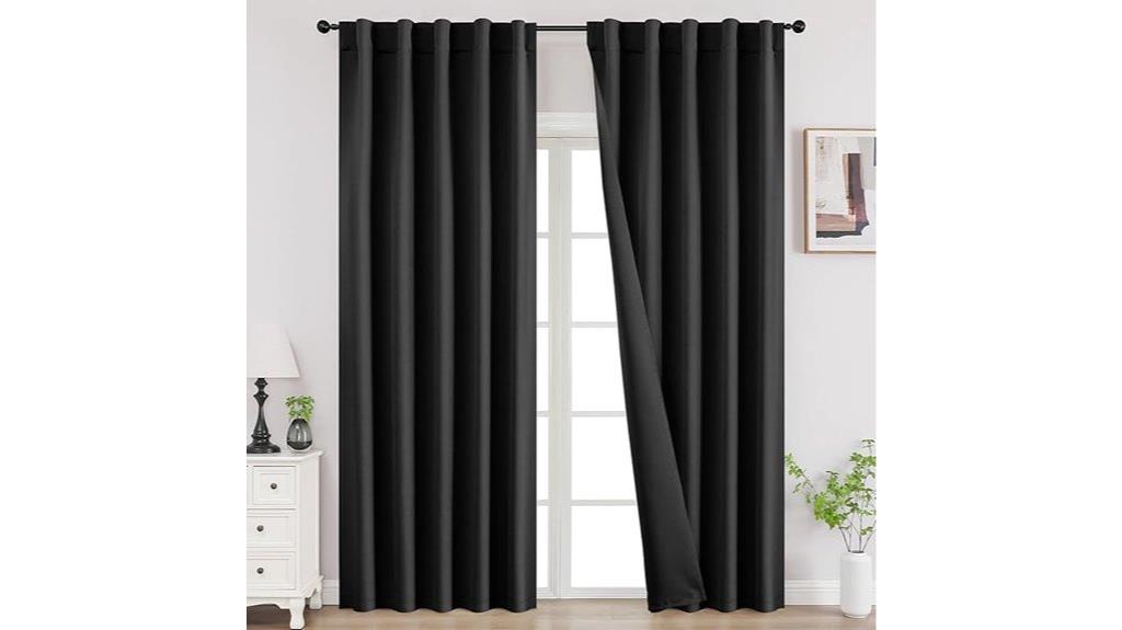 blackout bedroom curtain panels