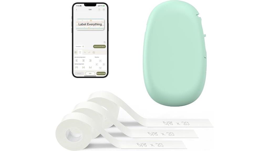 bluetooth label maker tapes