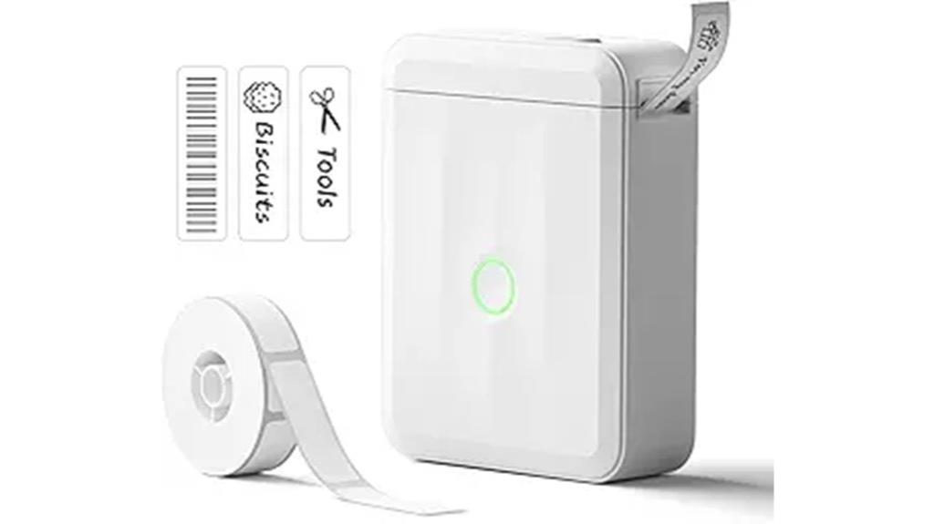 bluetooth portable label printer