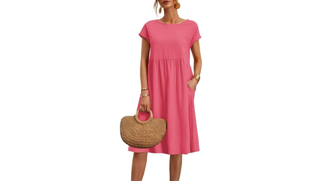 boho linen maxi dress